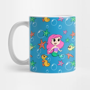 Chibi Sea Pattern Mug